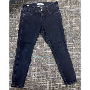 Torrid Denim Super Stretch Jeggings Womens Size 12 Short Rinse Dark Blue 34X36